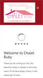 Mobile Screenshot of chalet-ruby.com
